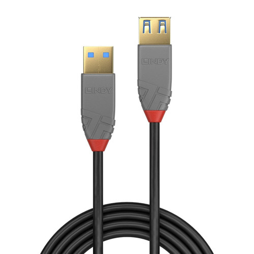 Lindy 1M Usb 3.2 Type A Extension Cable 5Gbps Anthra Line. Cable Length: 1 M. Co 36761