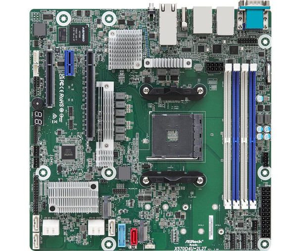 Asrock X570D4U-2L2T/BCM Motherboard Amd X570 Socket X570D4U-2L2T/BCM