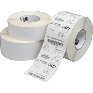 Zebra Z-Perform 1000T. Product Colour: White Label Type: Perm Adhesive Type: Die 3005676