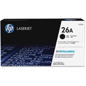 Hp 26A Original Laser Toner Cartridge Black 1 Each 3100 Pages CF226A