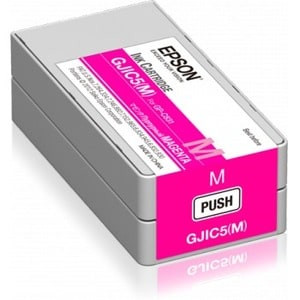 Epson Gjic5M: Ink Cartridge for Colorworks C831 Magenta Moq=10. Colour Ink Type: C13S020565