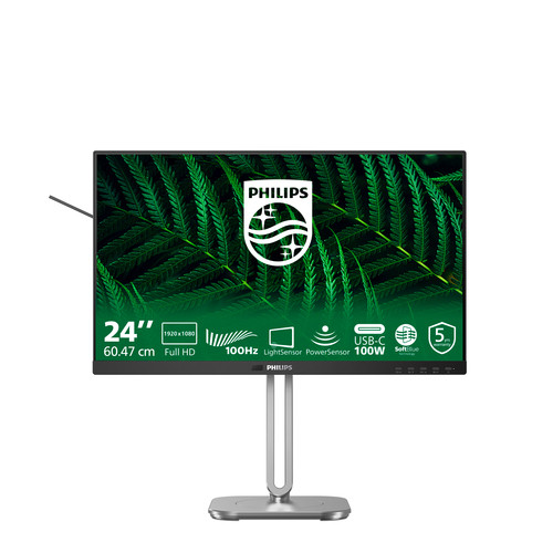 Philips 5000 Series 24B2G5301/00. Display Diagonal: 60.5 Cm 23.8" Display Resolu 24B2G5301/00