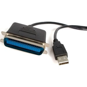Startech Parallel Printer Adapter Usb Parallel 10 Ft 1 X Centronics Male Paralle ICUSB128410