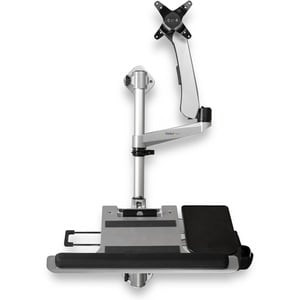 Startech Wall Mount Workstation Foldable Ergonomic Standing Desk Height Adjustab WALLSTSI1