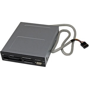 Startech 3.5In Front Bay 22-In-1 Usb 2.0 Internal Multi Media Memory Card Reader 35FCREADBK3