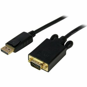 Startech 6Ft Displayport To Vga Cable 1920 X 1200 Active Dp To Vga Adapter Dp To DP2VGAMM6B