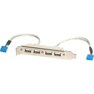 Startech 4 Port Usb A Female Slot Plate Adapter Usb Panel 4 Pin Usb Type A F Usb USBPLATE4