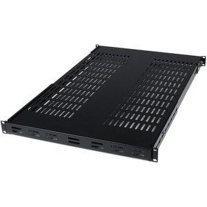 Startech 1U Adjustable Mounting Depth Vented Rack Mount Shelf 175Lbs / 80Kg Add ADJSHELF