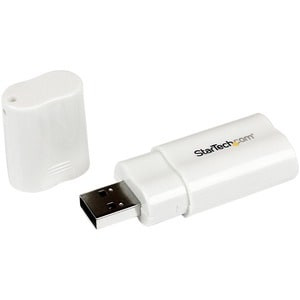 Startech Usb 2.0 To Audio Adapter Sound Card Stereo Hi-Speed Usb 1 X Type A Male ICUSBAUDIO
