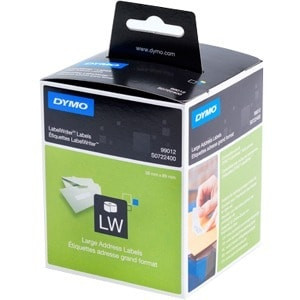 Dymo Large Address Labels 36 X 89 Mm S0722400. Product Colour: White Label Type: S0722400