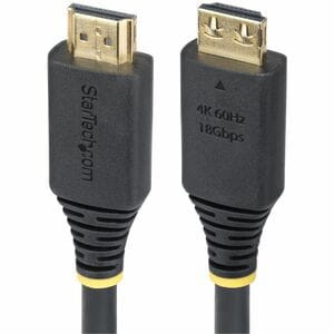 Startech 8Ft 2.4M High Speed Hdmi Cable With Gripping Connectors 4K 60Hz/1440P 1 HDMI2-CABLE-GRIP-8F