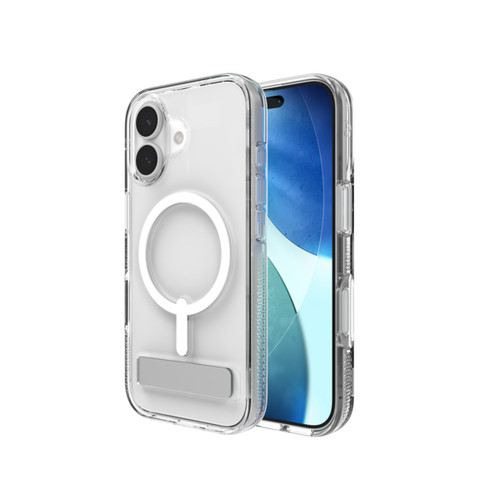 Zagg Crystal ace Snap Kickstand Button Cover Case for Apple Iphone 17. Case T 702319711