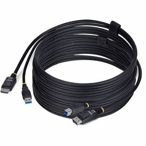 Startech 10Ft 3M Displayport And Usb 5Gbps Kvm Cable 4K 60Hz Universally Compati DU12210-KVM-CABLE