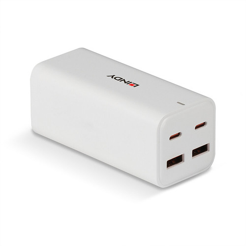 Lindy 100W 4-Port Usb Type A & C Gan Charger. Charger Type: Indoor Power Source 73441
