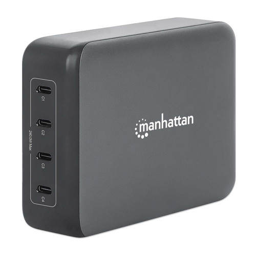 Manhattan Mains Usb-C Laptop Charging Station 4-Port Universal Charging for All 102728