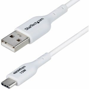 Startech 1M 3Ft Usb-A To Usb-C Charging Cable Charge & Sync 3A Usb 2.0 Tpe Jacke USB2AC1MNCWHE