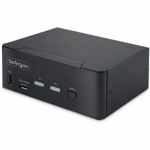 Startech 2-Port Dual-Monitor Displayport 1.4 Kvm Switch 8K 60Hz / 4K 144Hz 2X Us P2CDD143-KVM-SWITCH