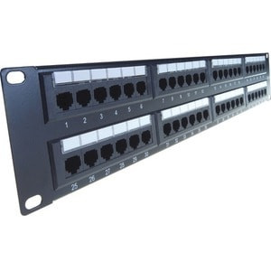 Group Gear Connektgear 48 PortS Network Patch Panel Black 48 X Rj-45 2U High 19" 90-0070