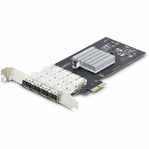 Startech 4-Port Gbe Sfp Network Card Pcie 2.0 X2 X4 X8 X16 Compatible Intel I350 P041GI-NETWORK-CARD