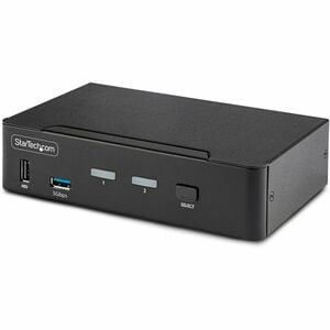 Startech 2-Port Displayport 1.4 Kvm Switch 8K 60Hz / 4K 144Hz 2X Usb 3.0 Ports 4 D86A2-2-PORT-8K-KVM