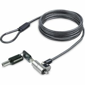 Startech Nano Laptop Cable Lock 6Ft Anti-Theft Keyed Lock Security Cable Locks N NANOK-LAPTOP-LOCK