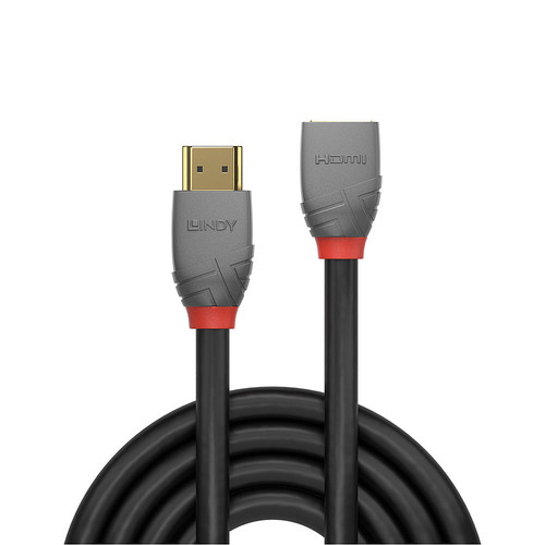 Lindy 1M High Speed Hdmi Extension Cable Anthra Line. Cable Length: 1 M Connecto 36476