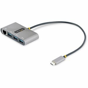 Startech 3-Port Usb-C Hub With Ethernet 3X Usb-A Gigabit Ethernet Usb 3.0 5Gbps HB30C3A1GEA2