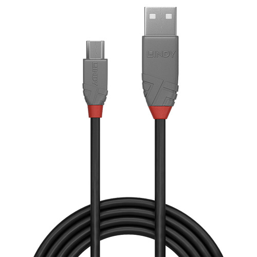 Lindy 0.5M Usb 2.0 Type A To Micro-B Cable Anthra Line. Cable Length: 0.5 M. Con 36731