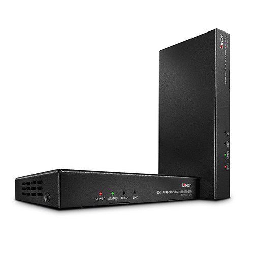 Lindy 300M Fibre Optic Hdmi 18G & Ir Extender. Type: Av Transmitter & Receiver M 38174