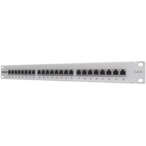 Intellinet Patch Panel Cat6 Ftp 24-Port 1U Shielded 90?? Top-Entry Punch-Down Bl 720014