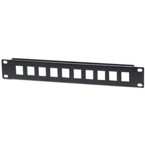 Intellinet Patch Panel Blank 10" 1U 10-Port Black 1U High 10" Wide Rack-Mountabl 714860