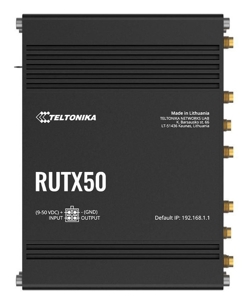 Teltonika Networks RUTX50320000 RUTX50 EU 5G LTE router RUTX50320000