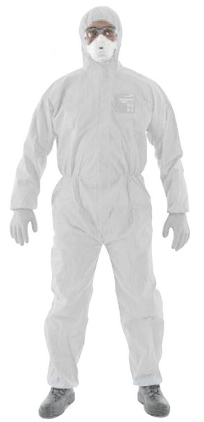 Microgard 1500 Plus Disposable Coverall White Size M ANWH15111M