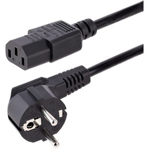 Startech 1M 3Ft Computer Power Cord 18Awg Eu Scho To C13 Power Cord 10A 250V B 713E-1M-POWER-CORD