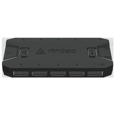 Antec Argb & Fan Controller - 5 Pwm Fan Ports 5 Argb Led Ports Sata Power Compac 0-761345-70002-3