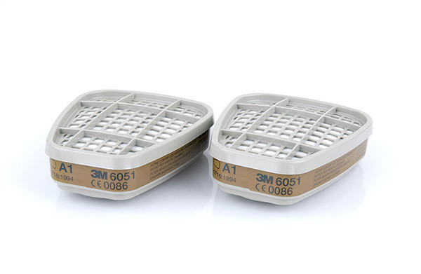3M 6051 A1 Respirator Filter White 3M6051