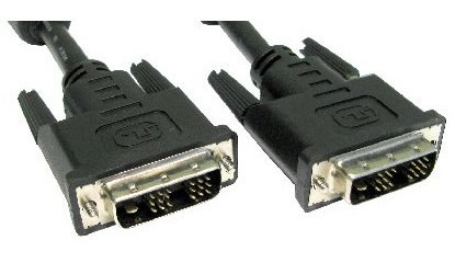 Cables Direct 2m DVI-D m/m DVI cable Black CDL-DV06