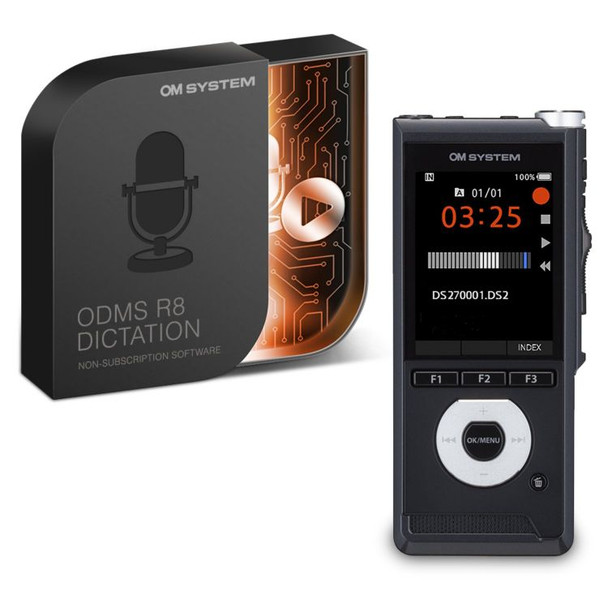 OM Digital DS-2700 With ODMS R8 Dictation Licence DS2700ODMS8