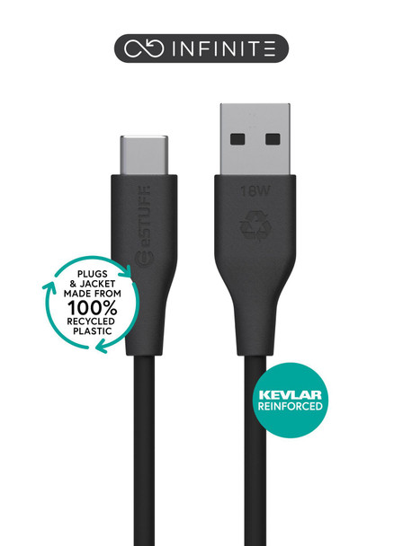 eSTUFF ES605180-BULK INFINITE GRS USB-C to USB-A ES605180-BULK