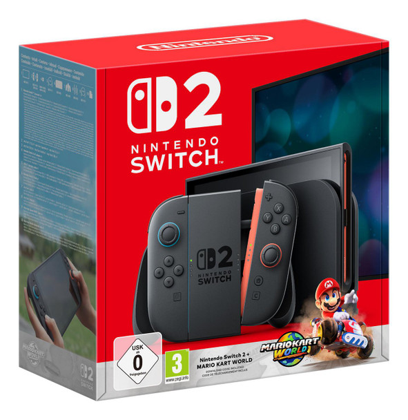 Nintendo 45496321529 Switch 2 + Mario Kart World 45496321529