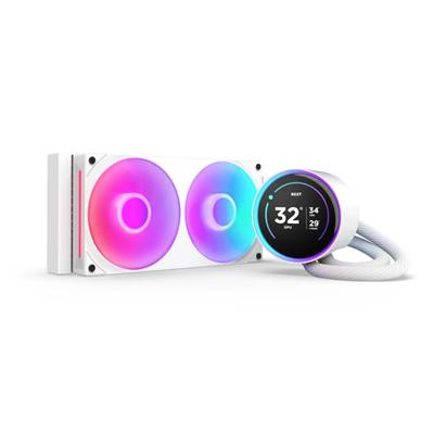 Nzxt Kraken Elite 240 Rgb White Liquid Cpu Cooler RL-KR24E-W2