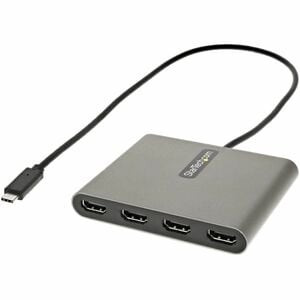 Startech Usb C To Quad Hdmi Adapter Usb-C To 4X Hdmi Monitor Converter for Windo USBC2HD4