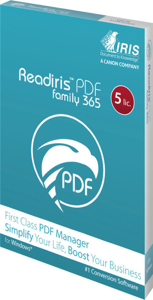 I.R.I.S. 462187 Readiris PDF Family 365 462187