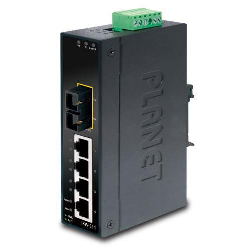 Planet ISW-511 IP30 Slim Type 4-P Industrial ISW-511