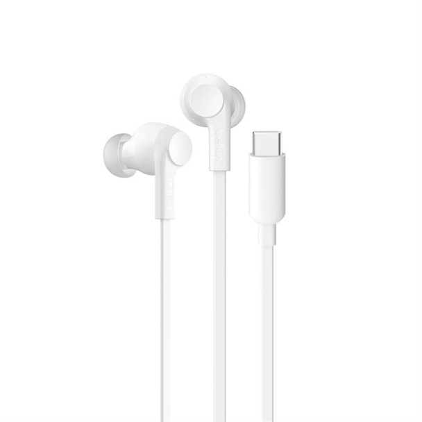 Belkin G3H0003HQWH Headset Wired In-ear Calls/Music USB Type-C White G3H0003HQWH