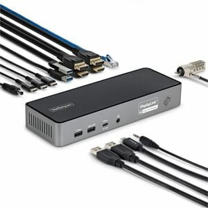 Startech Triple-Monitor Usb-C Docking Station 140W Laptop Charging Dock for Macb DK30C2DPEPRUE