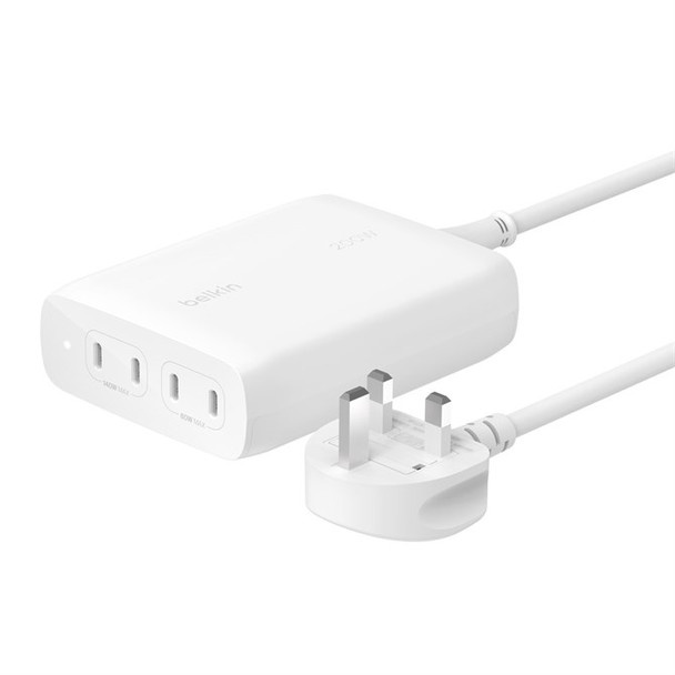 Belkin WCH015MYWH Mobile Device Charger Universal White AC Fast Charging Indoor WCH015MYWH