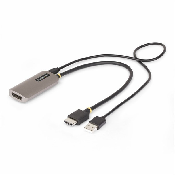 StarTech.com 1ft 30cm HDMI to DisplayPort Adapter Cable 8K 60Hz Active HDMI 2.1 148B-HDMI-DP-8K