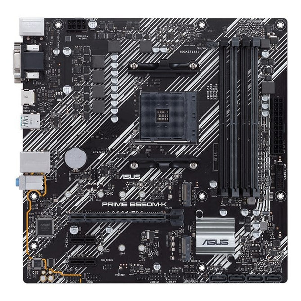 ASUS PRIME B550M-K AMD B550 Socket AM4 Micro ATX 90MB14V0-M0EAY0