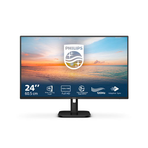 Philips 24E1N1100A 24" Class Full Hd Led Monitor 16:9 Textured Black 60.5 Cm 23. 24E1N1100A/00